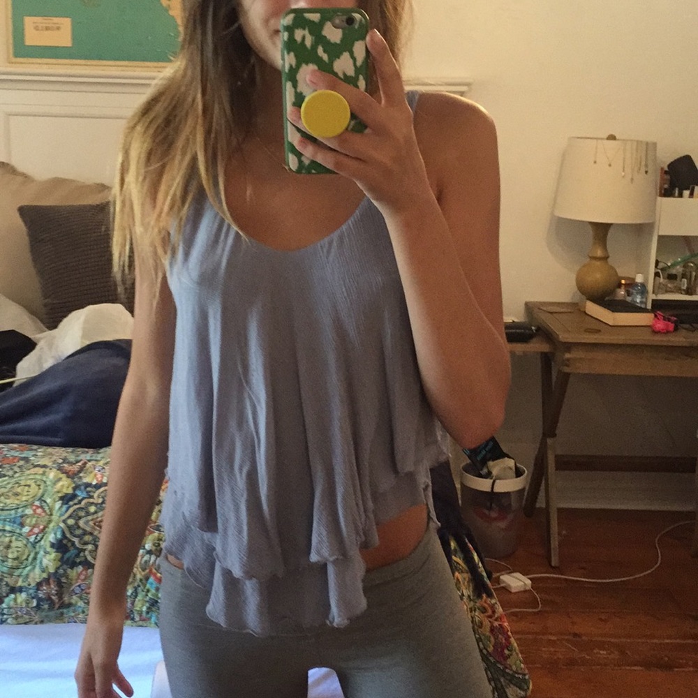 Free people top barely worn